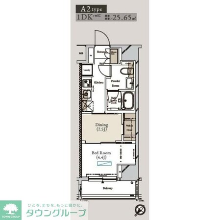 アーバンコア月島の物件間取画像